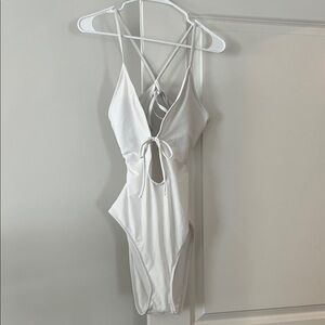 Shade & Shore White Swimsuit